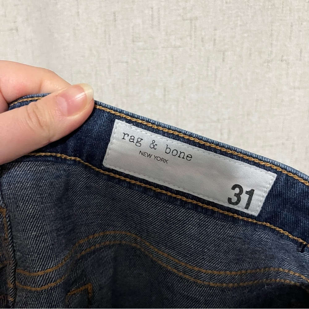Rag & Bone Low-Rise Boyfriend Jeans